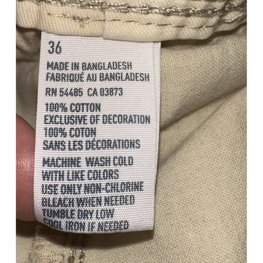 American Eagle Prep Khaki Flat Front Cotton Classic 9